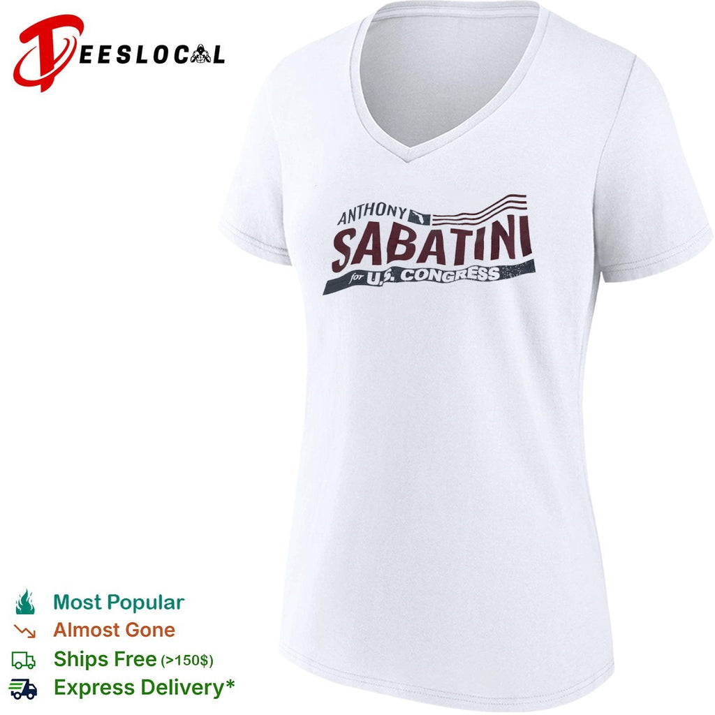 Anthony Sabatini flag stripes for US Congress shirt
