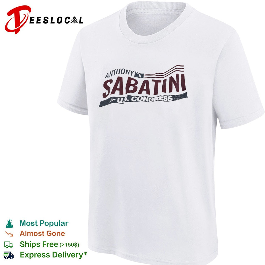 Anthony Sabatini flag stripes for US Congress shirt