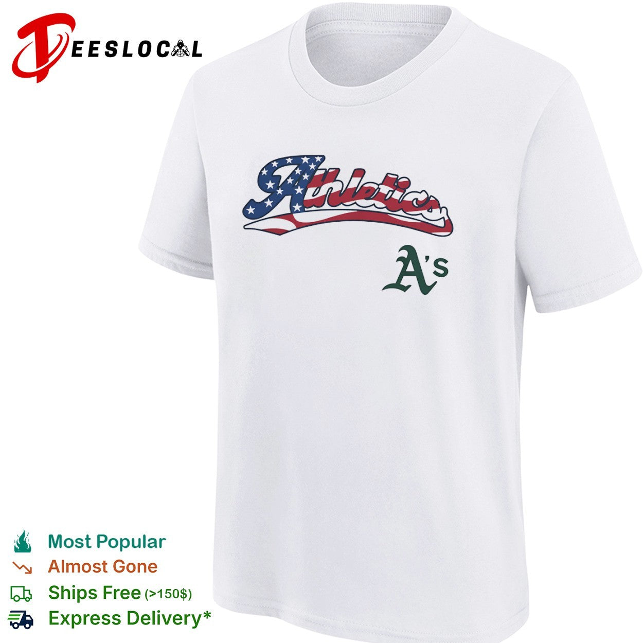 Athletics A’s Americana shirt