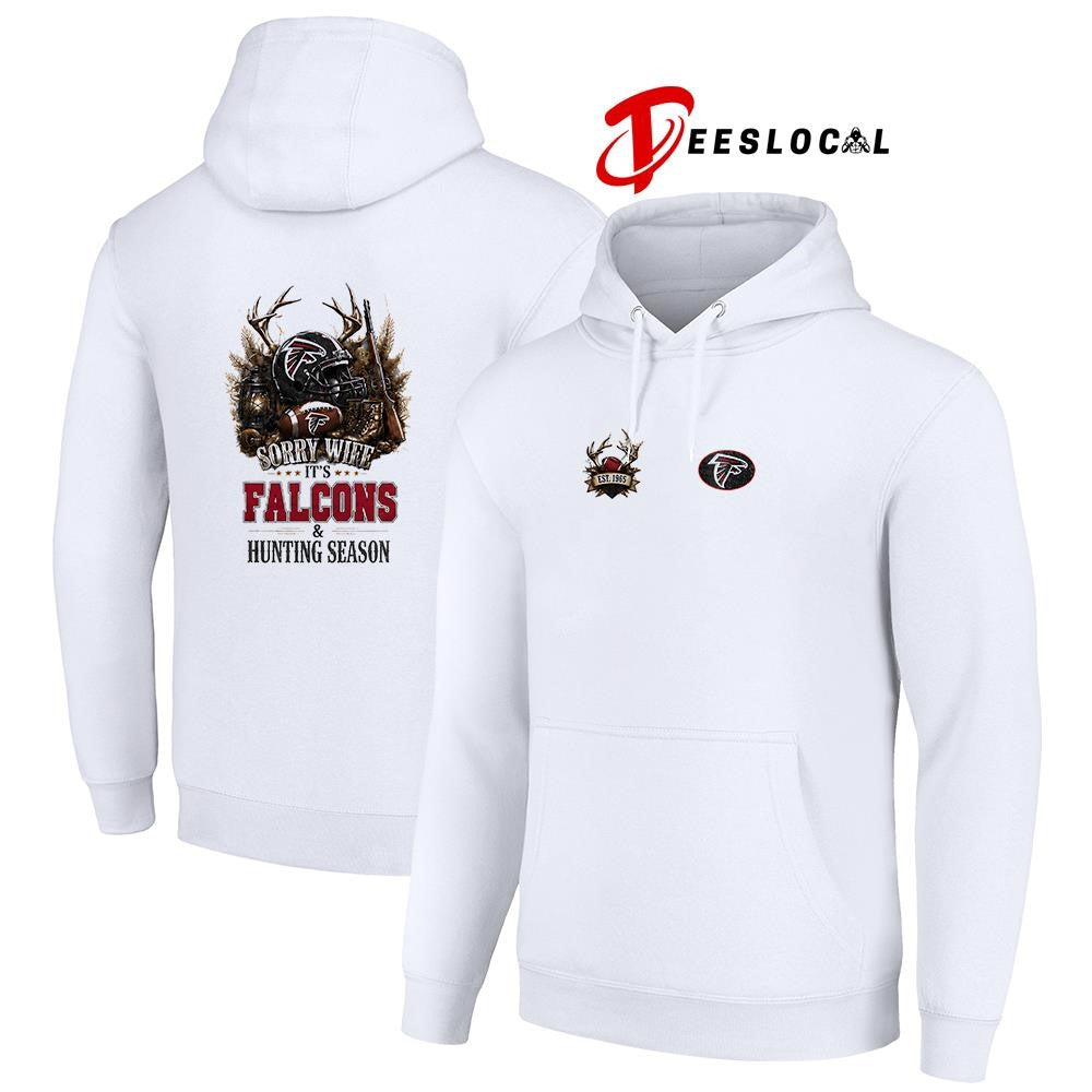 Atlanta Falcons sorry wife it’s hunting season deer shirt