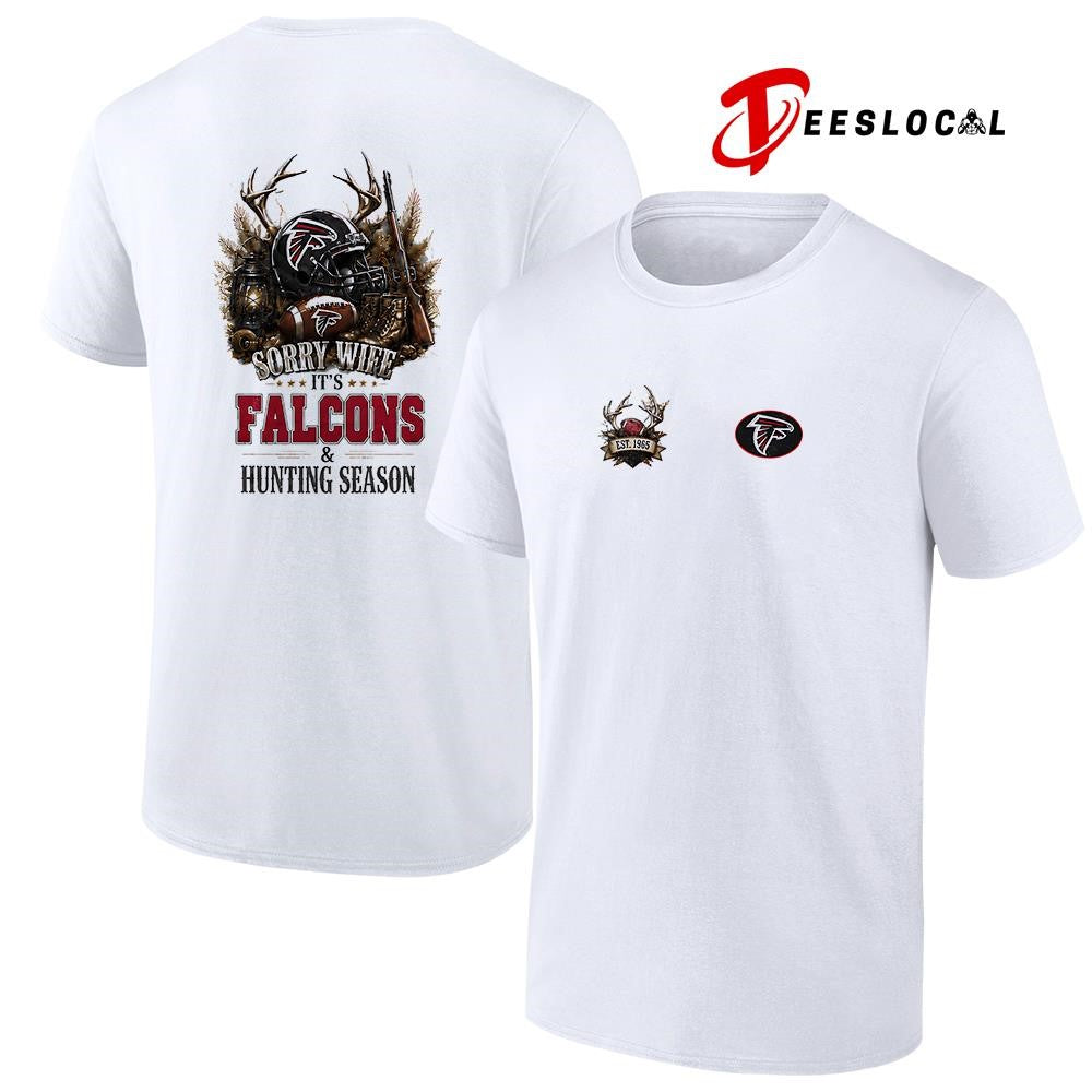 Atlanta Falcons sorry wife it’s hunting season deer shirt