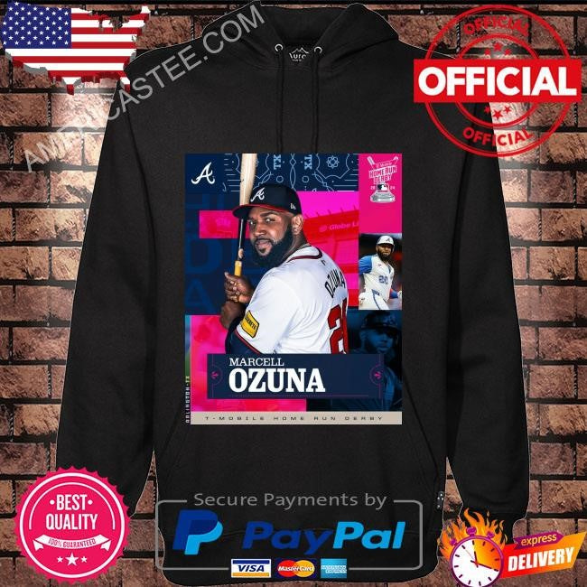 Atlanta braves slugger marcell ozuna will participate in the #hrderby in arlington shirt