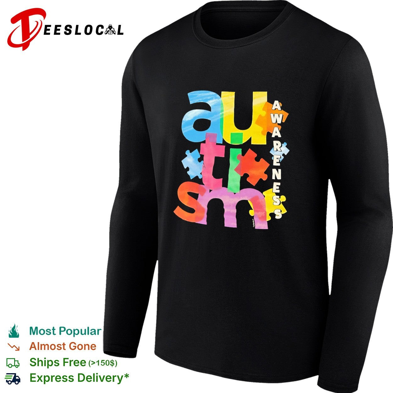 Autism awareness puzzle shirt