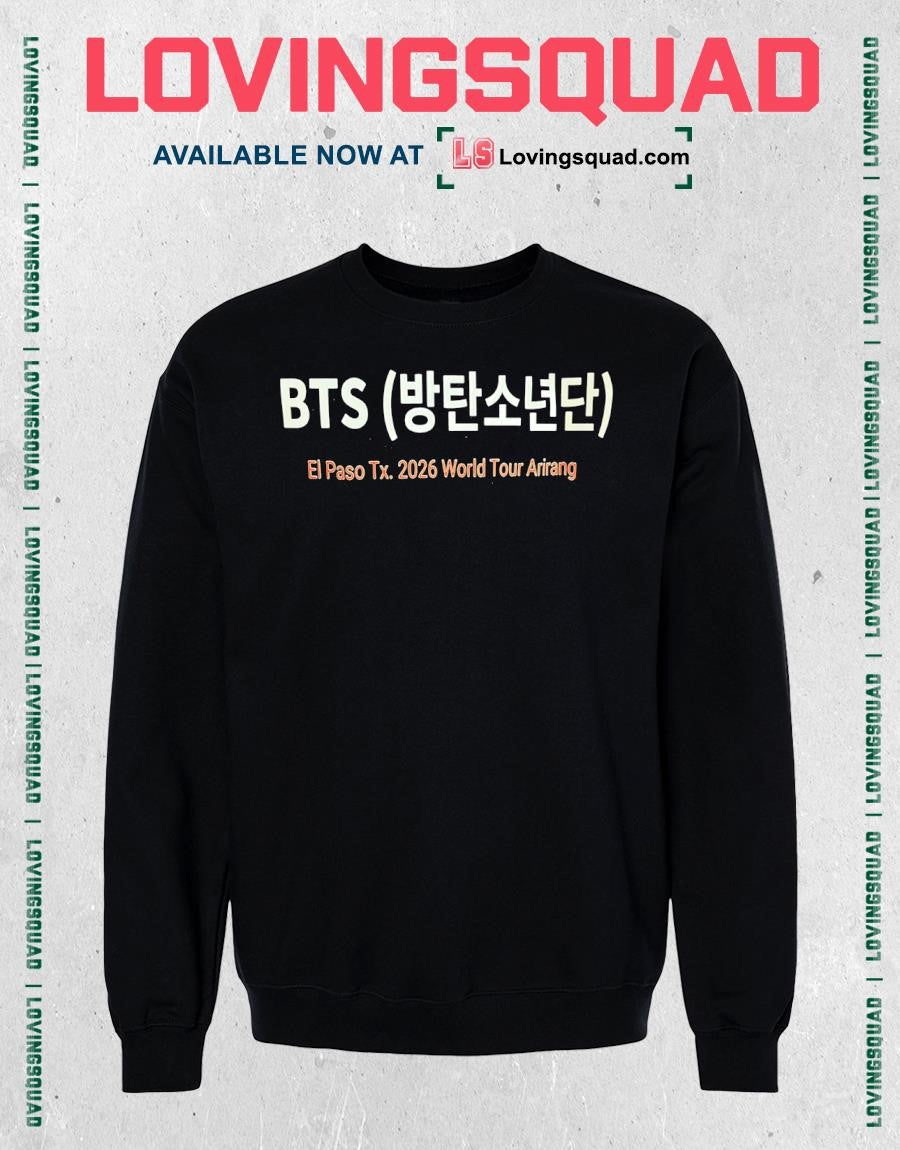 BTS El Paso Tx Arirang World Tour 2026 shirt