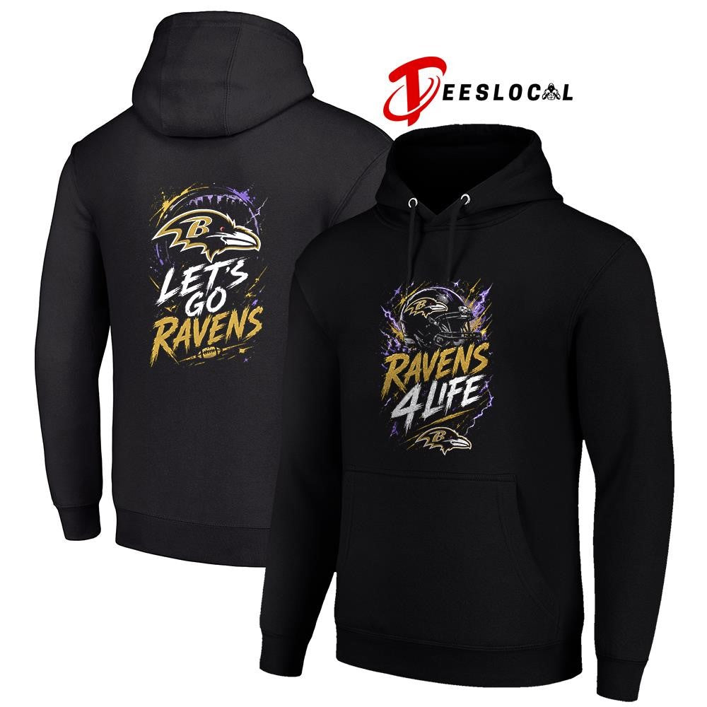 Baltimore Ravens x fan 4 life graphic shirt