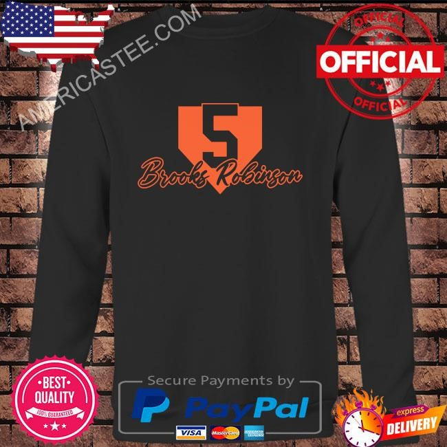 Baltimore name and number brooks robinson #5 shirt