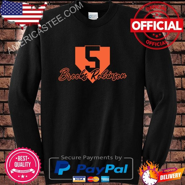 Baltimore name and number brooks robinson #5 shirt