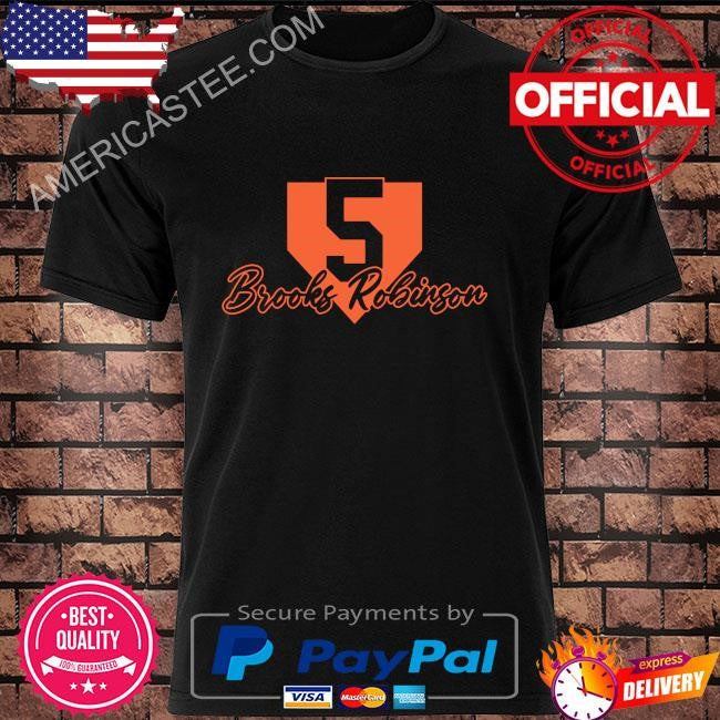 Baltimore name and number brooks robinson #5 shirt
