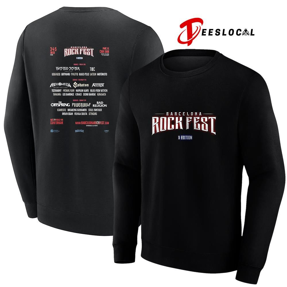Barcelona Rock Fest 2026 Parc de Can Zam Santa Coloma de Gramenet shirt