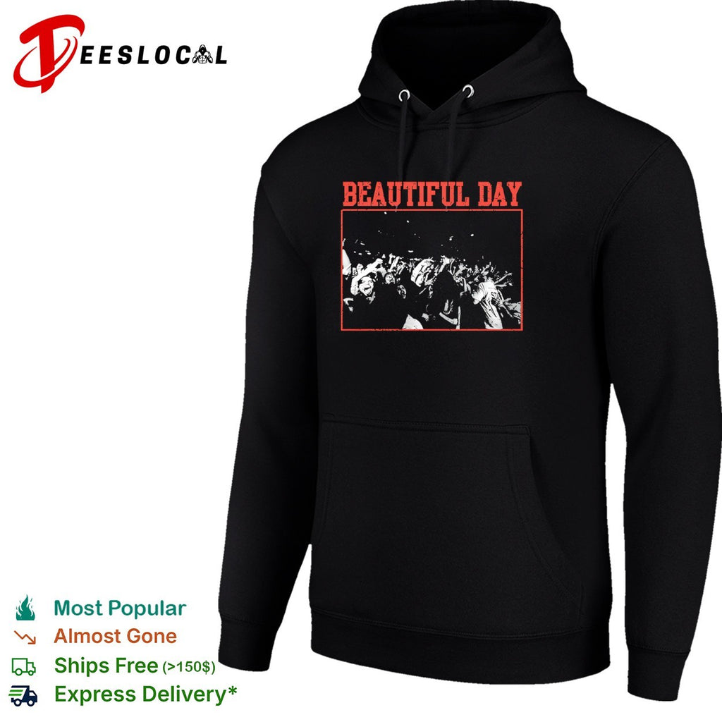 Beautiful day crowd photo shirt
