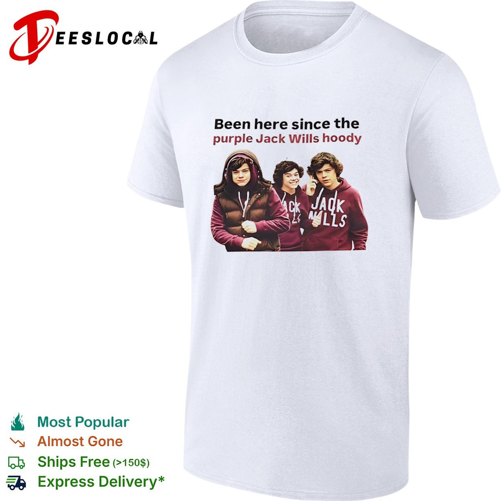 Been here since the purple Jack Wills hoody shirt