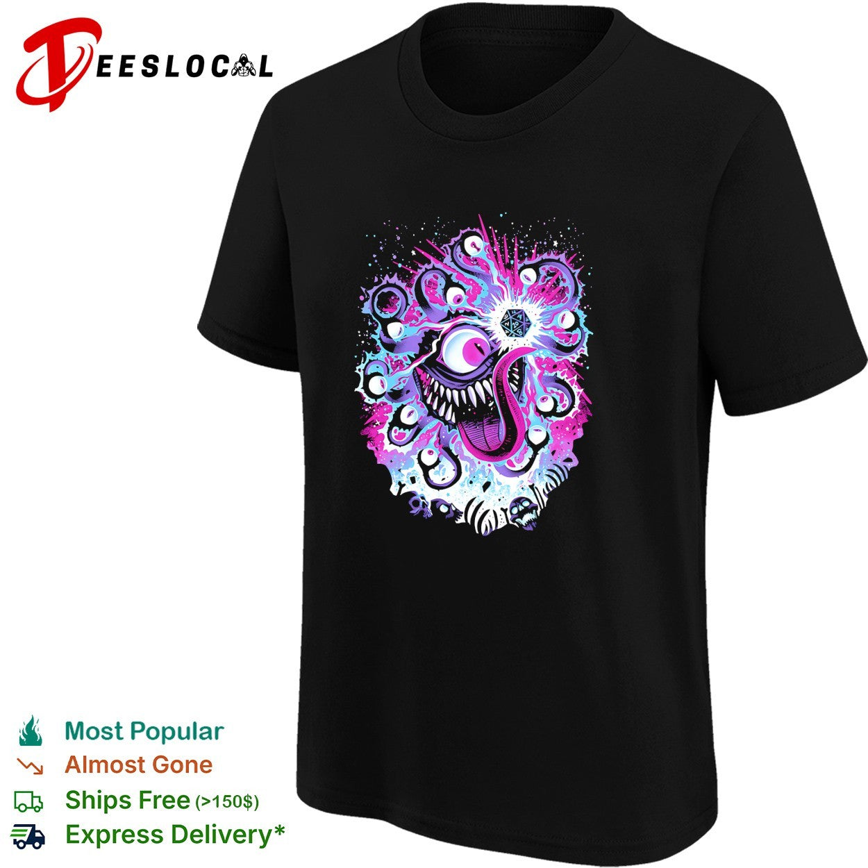 Beholder from Dungeons and Dragons The Eye Tyrant shirt