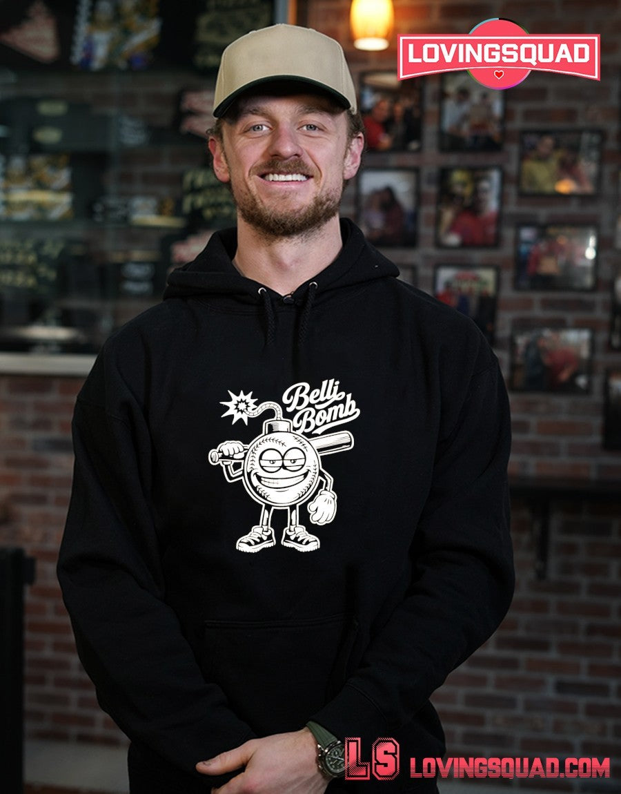 Belli Bomb baseball logo shirt
