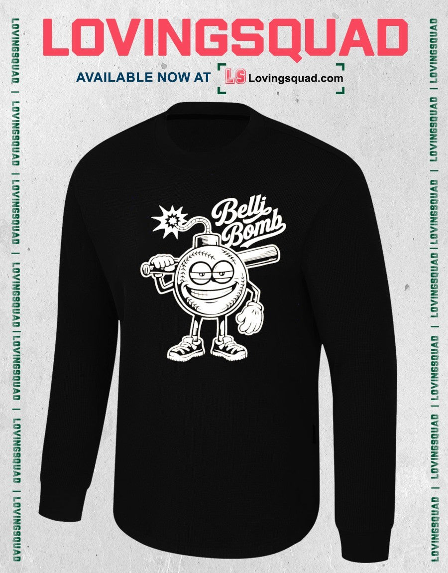Belli Bomb baseball logo shirt