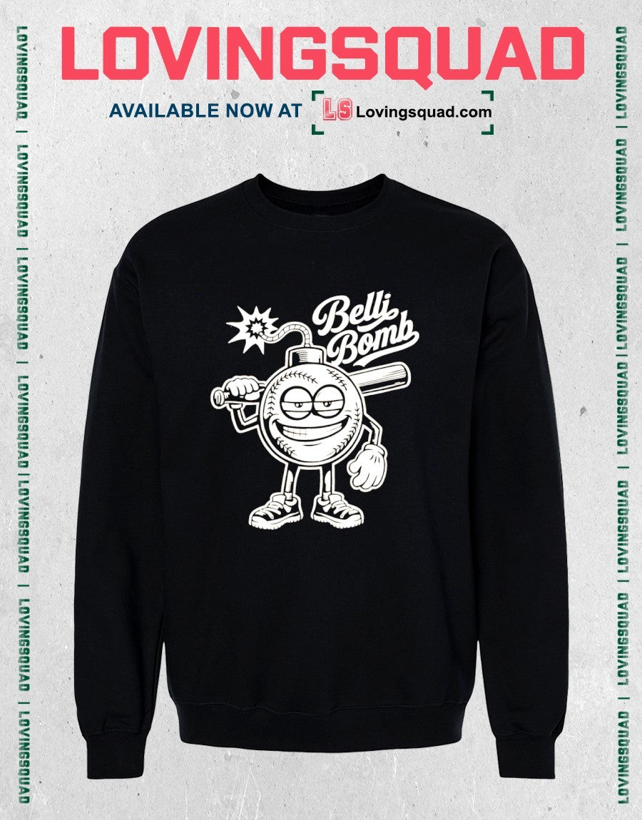 Belli Bomb baseball logo shirt