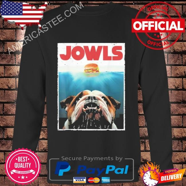 Bulldog Jowls Burger Bully Dog Lovers T-Shirt