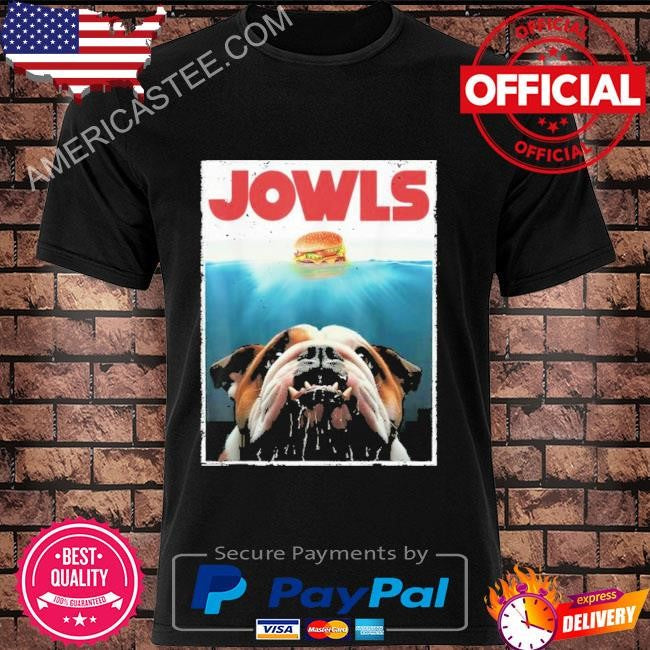 Bulldog Jowls Burger Bully Dog Lovers T-Shirt