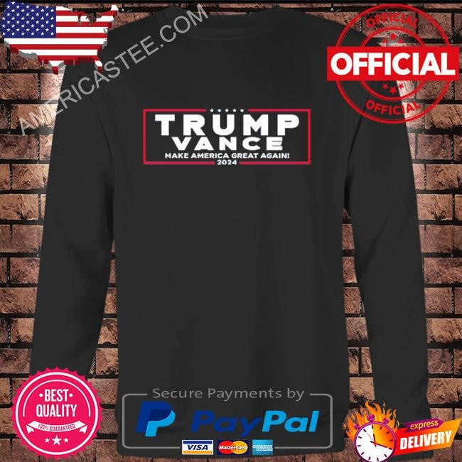 Trump Vance Shirt Make America Great Again 2024