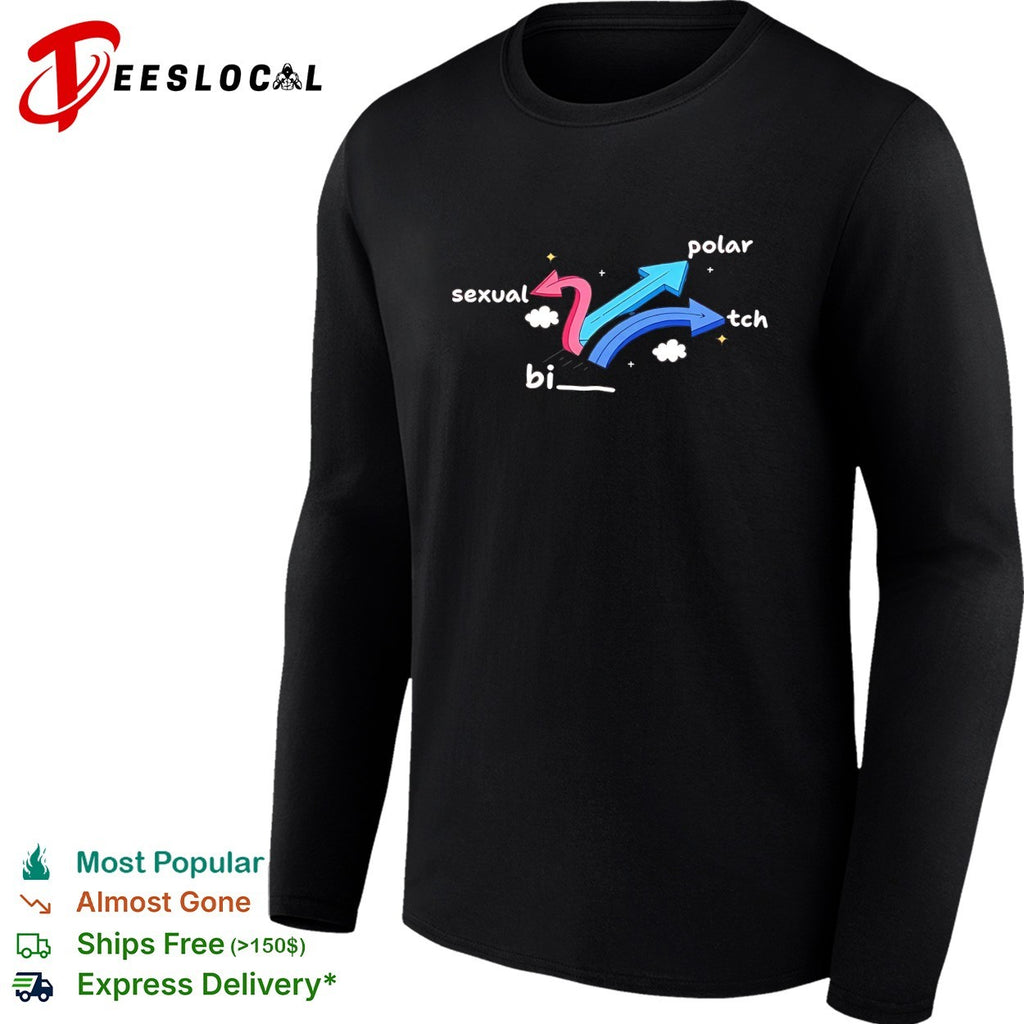 Bi sexual polar tch arrows wordplay pun shirt