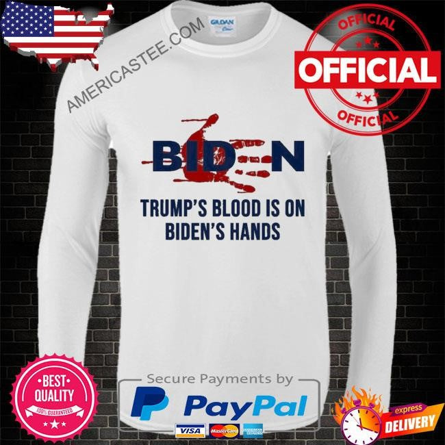 Biden hand Trump’s Blood On Biden’s Hands T-Shirt