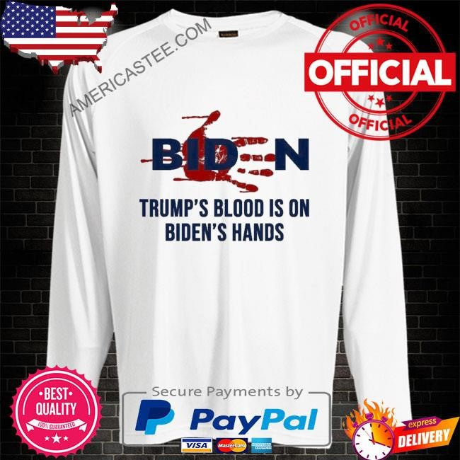 Biden hand Trump’s Blood On Biden’s Hands T-Shirt