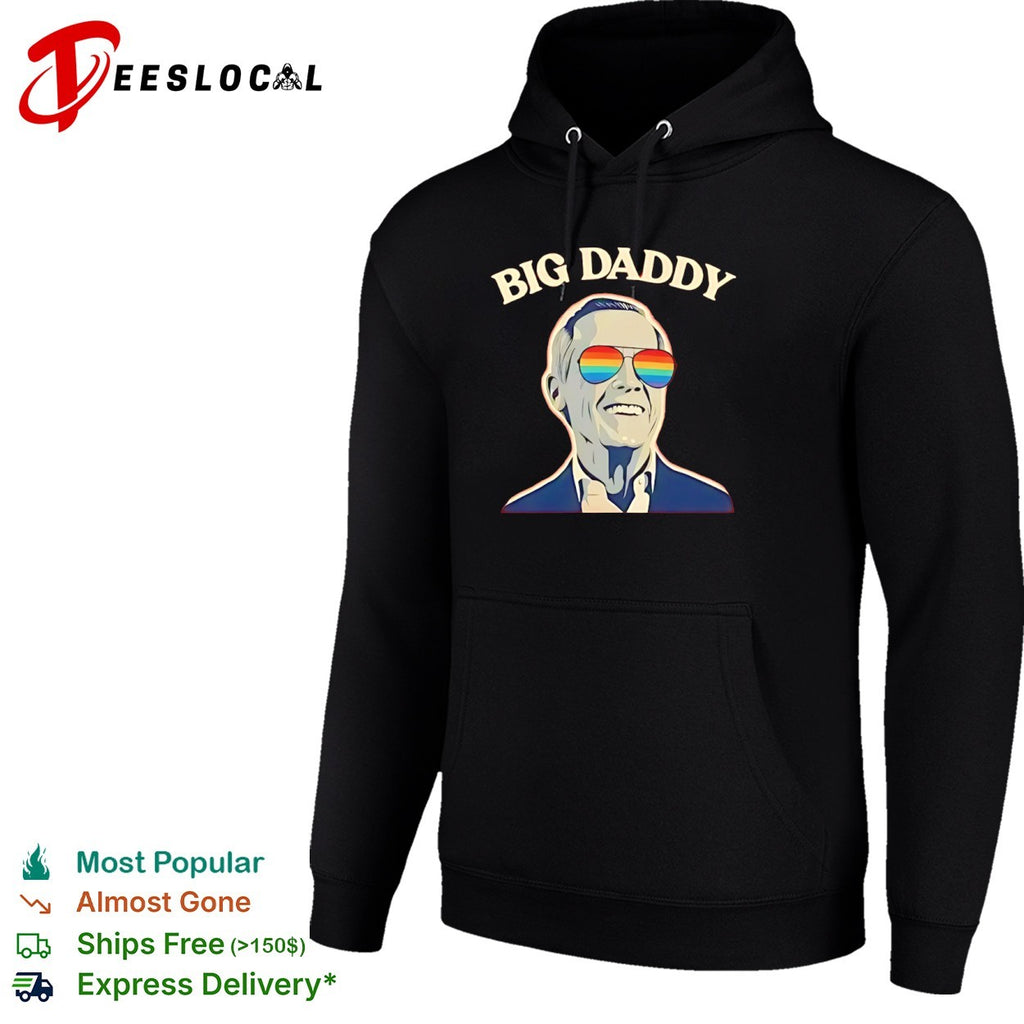 Big Daddy Joe Biden Rainbow Aviator Sunglasses Pride Shirt