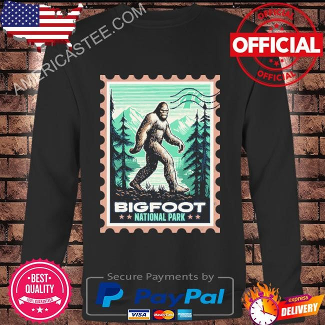 Bigfoot national park souvenir shirt
