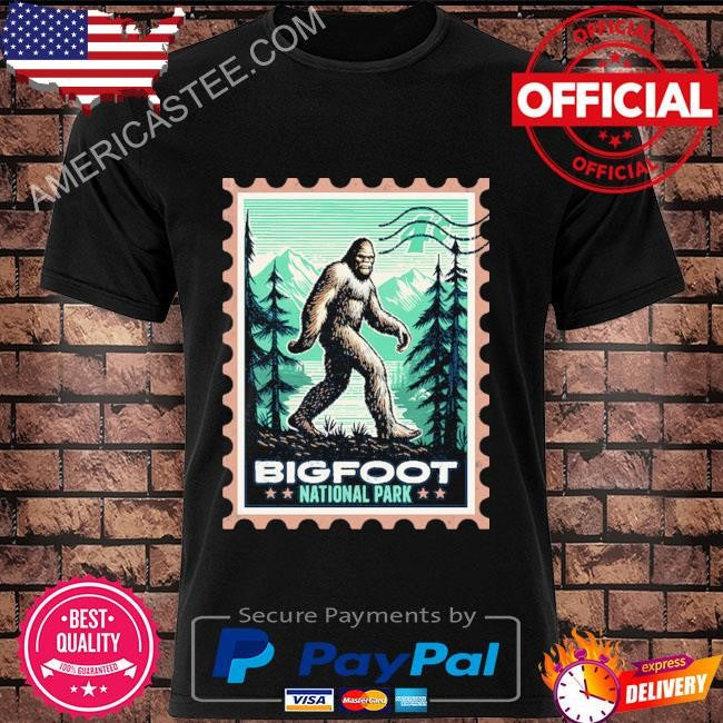Bigfoot national park souvenir shirt