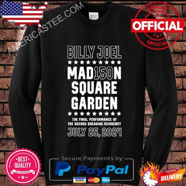 Billy Joel The Final Show MSG 150 Banner Jul 25 2024 T-Shirt