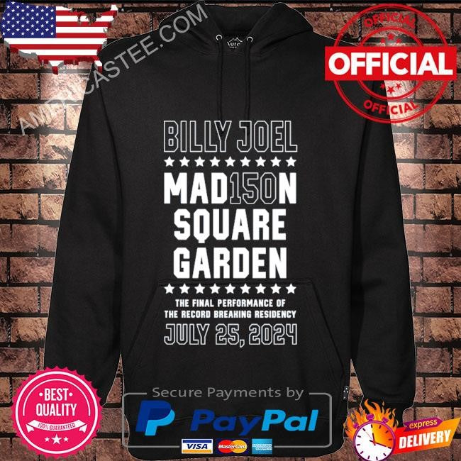 Billy joel msg 150 banner shirt