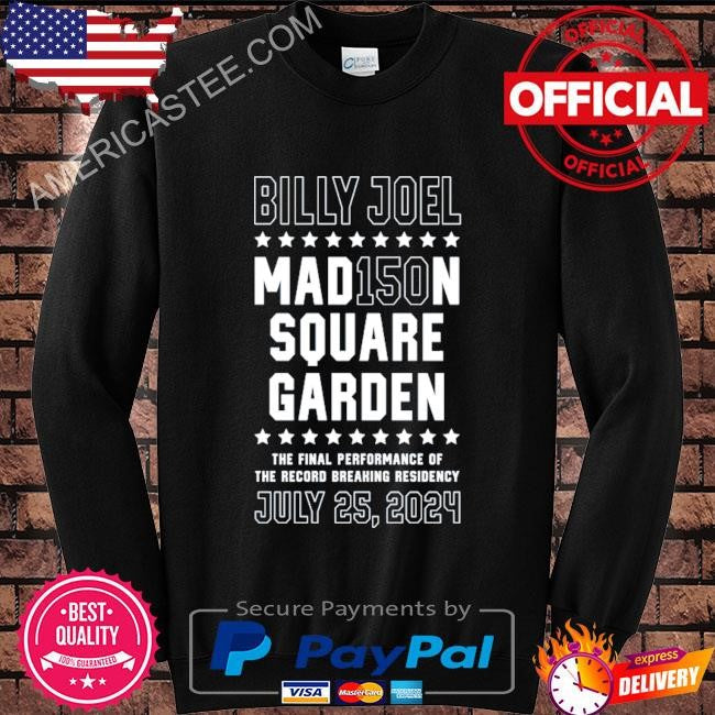 Billy joel msg 150 banner shirt
