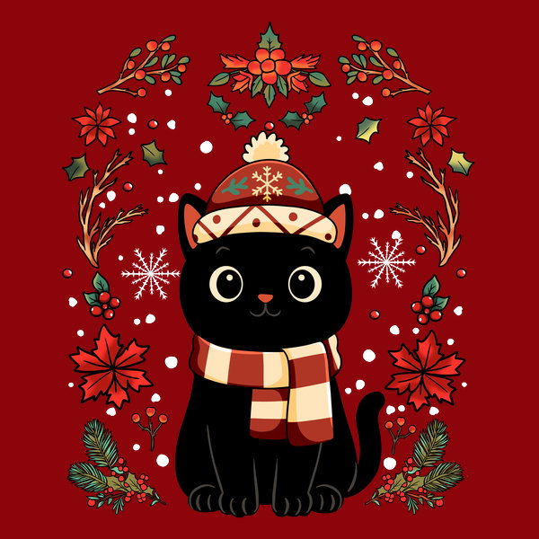 Black Cat Christmas