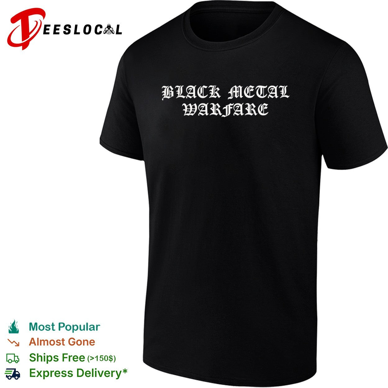 Black Metal Warfare Shirt