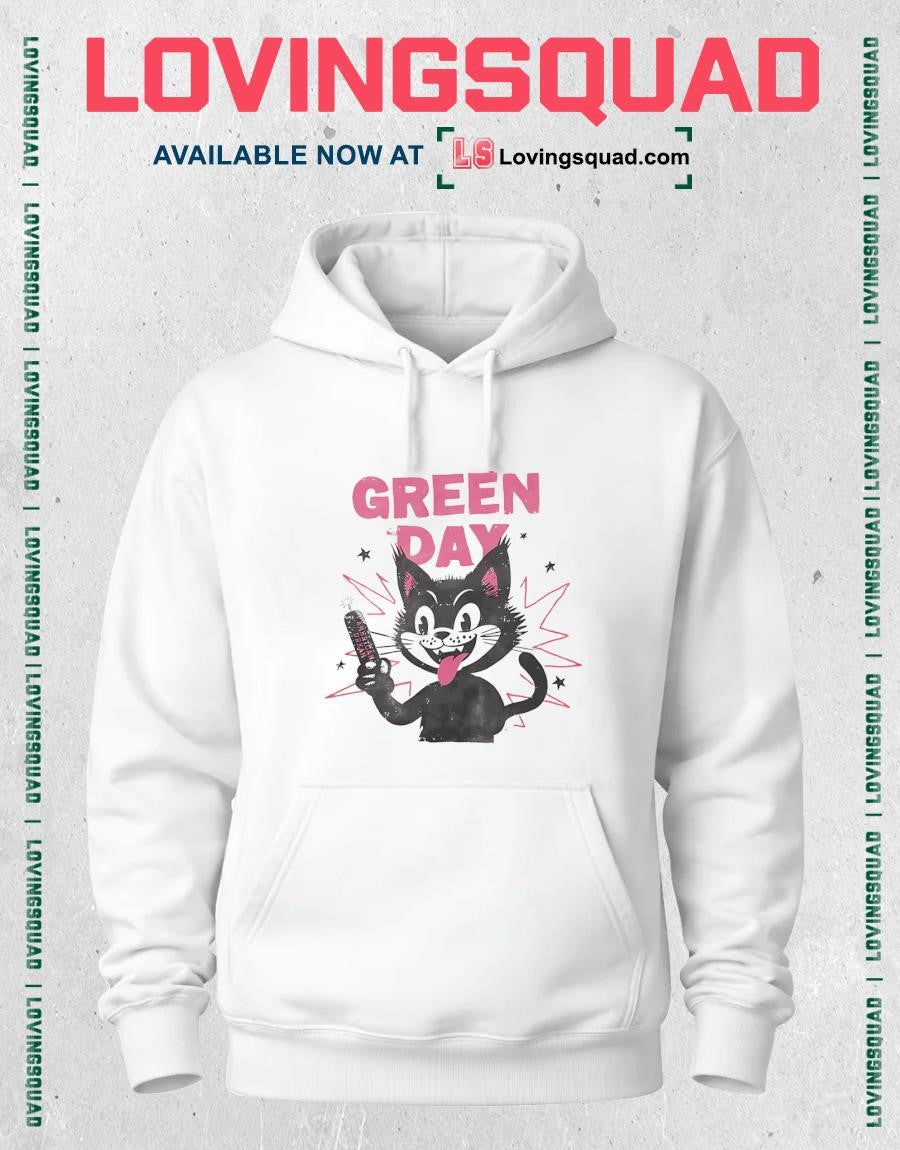 Black cat Green Day American dream shirt