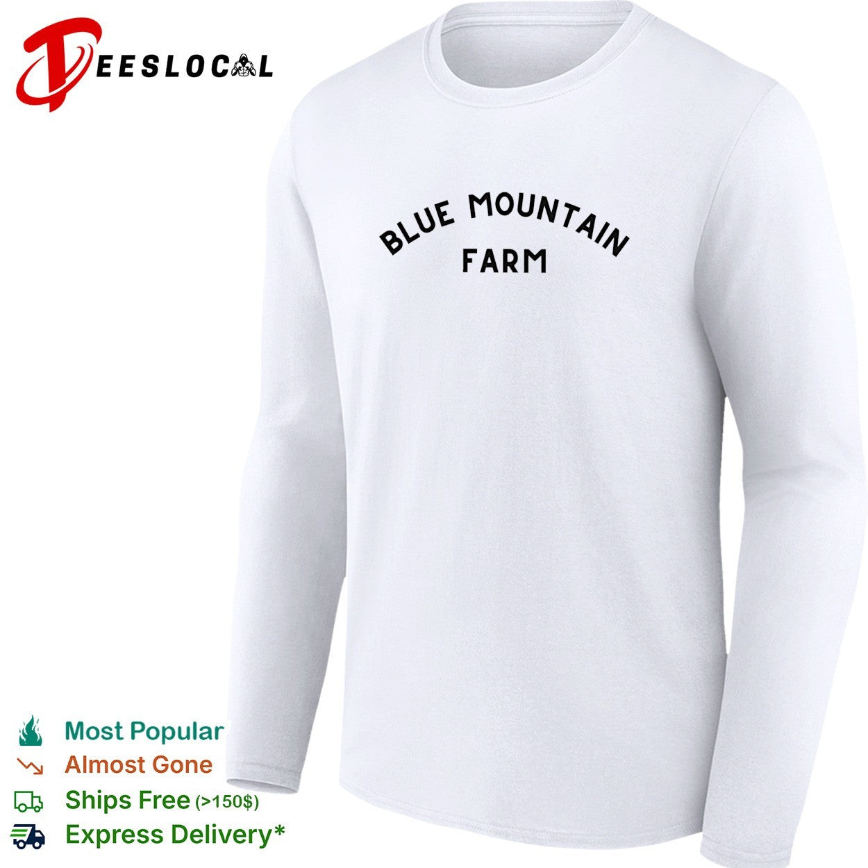 Blue mountain farm shirt