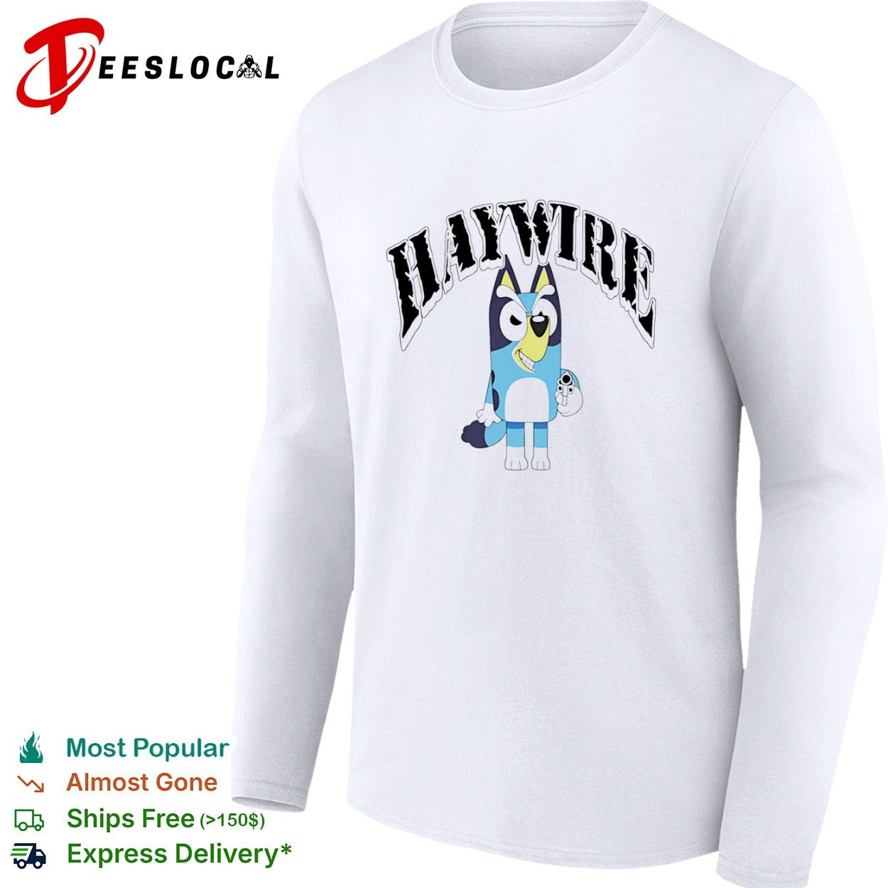 Bluey Hawire cartoon shirt