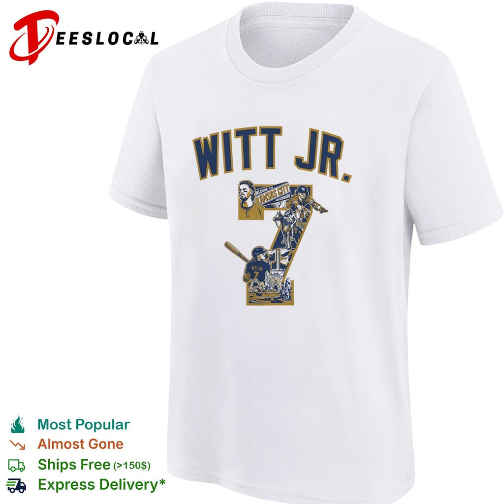 Bobby Witt Jr Kansas City Royals MLB Welcome to Kansas City shirt