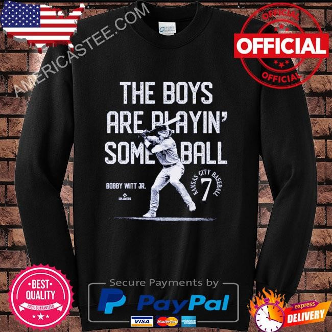Bobby witt jr. Kansas city playin some ball shirt