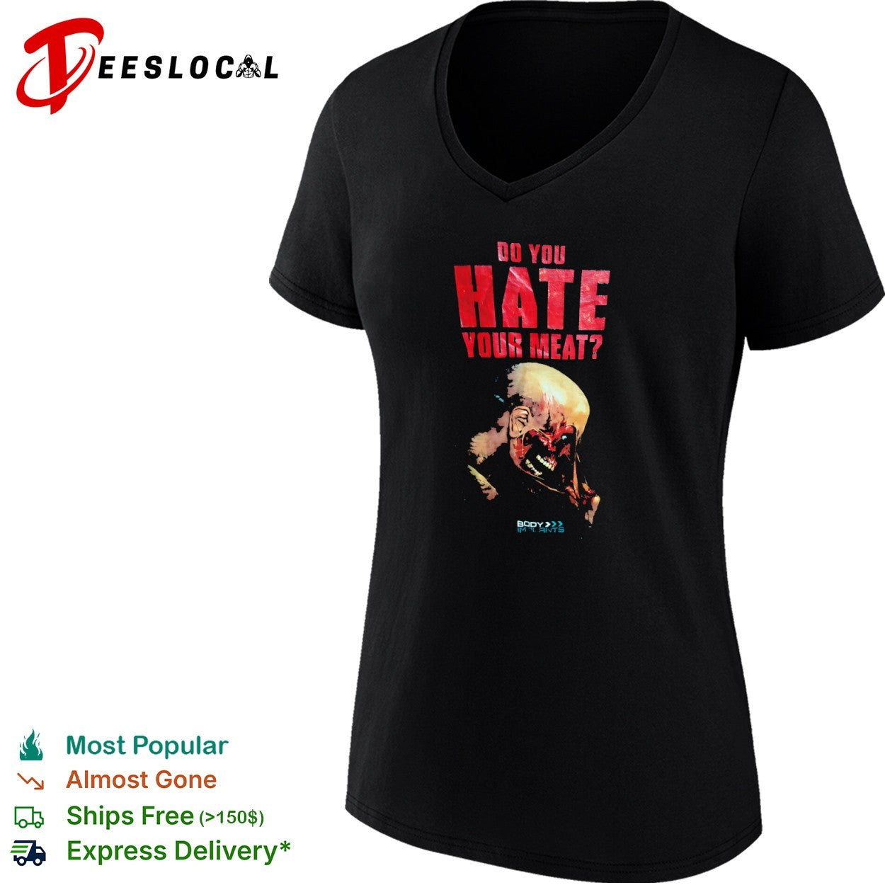 Body implants do you hate your meat anatomy gore shirt
