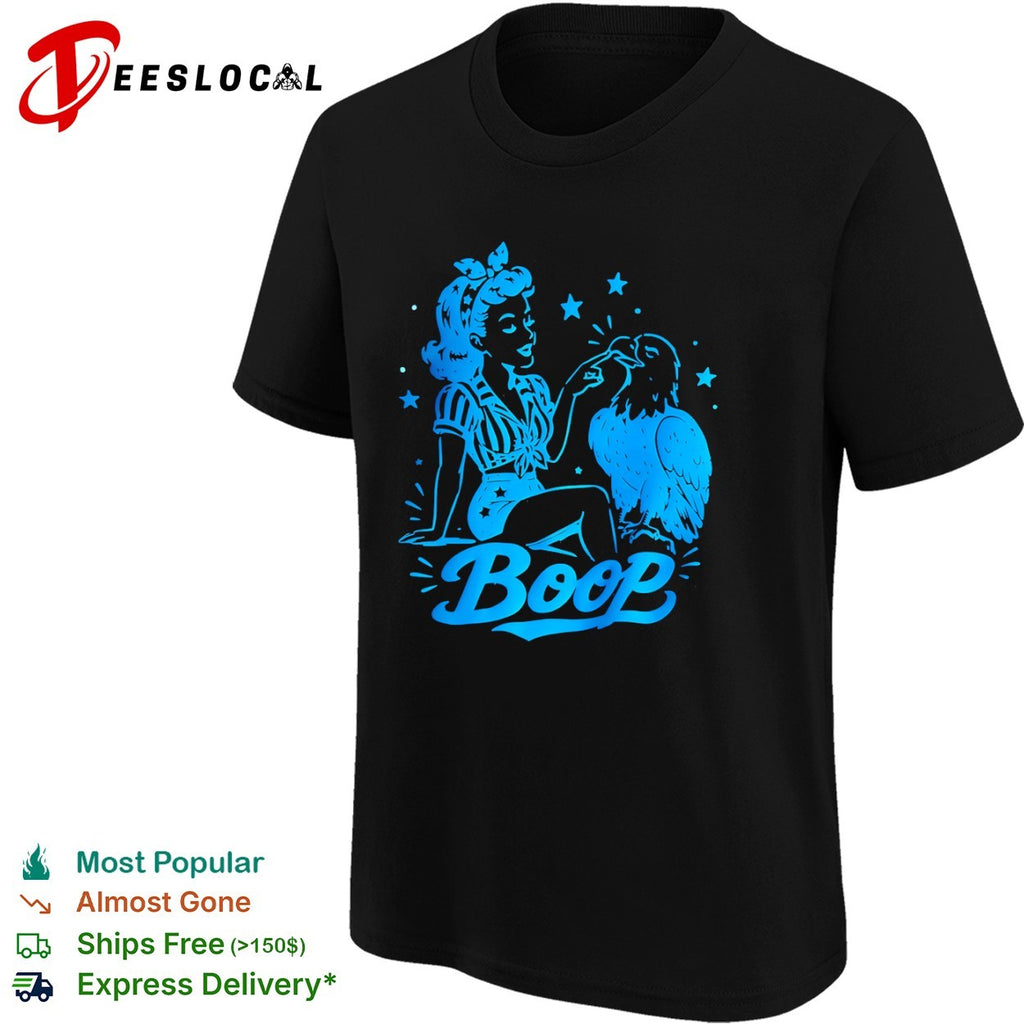 Boop Pinup Patriotic American Eagle Americana retro Shirt
