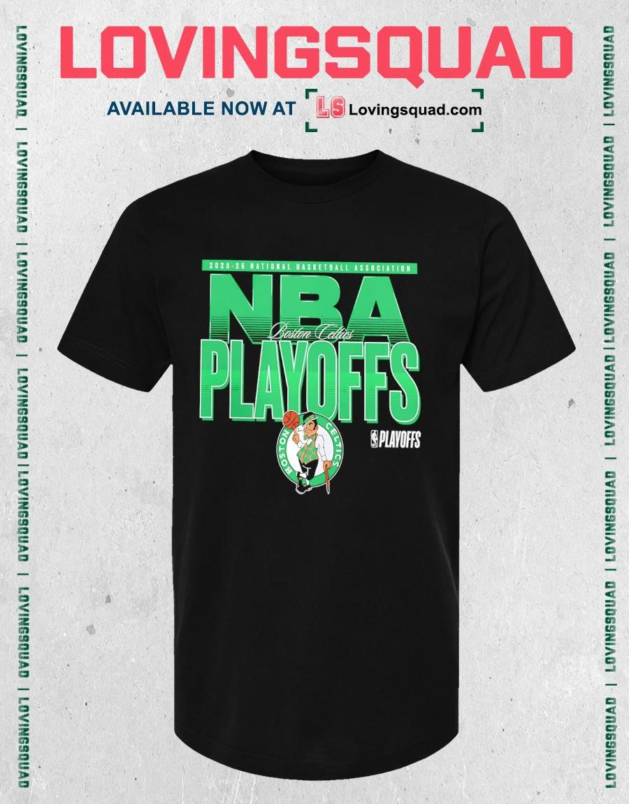 Boston Celtics basketball 2026 NBA Playoffs shirt