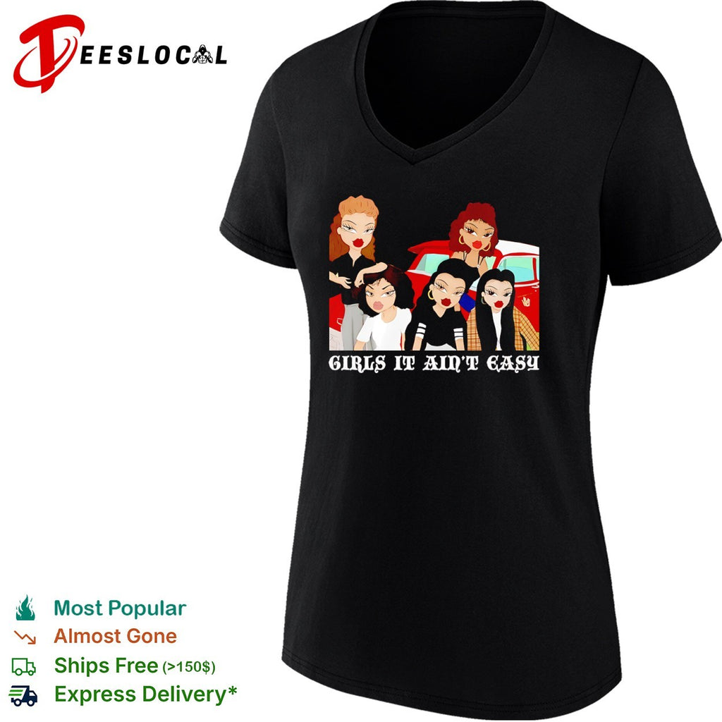 Bratz Girls It Aint Easy Parody Cartoon Characters Doll Aesthetic shirt