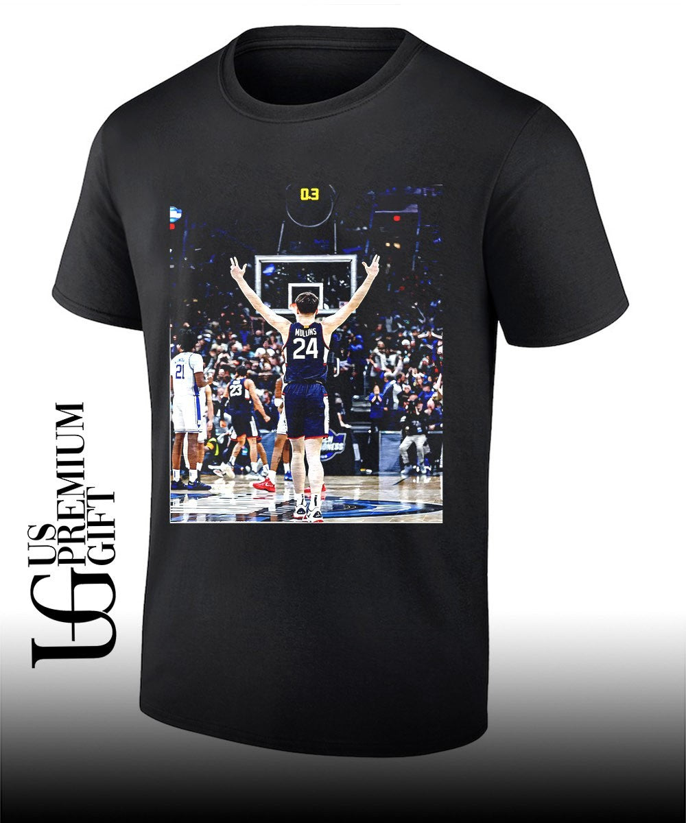 Braylon Mullins 0.3 Seconds Buzzer Beater UConn vs Duke 2026 Elite Eight Final shot graphic shirt