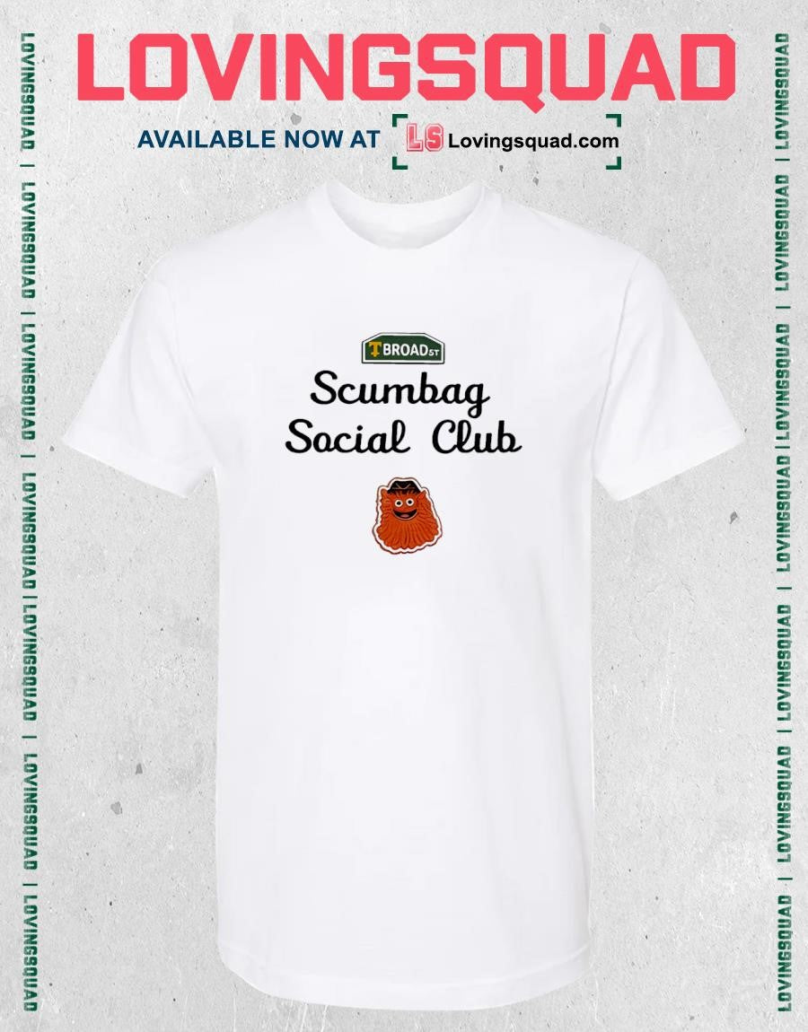Broad Street Scumbag Social Club Flyer Shirt