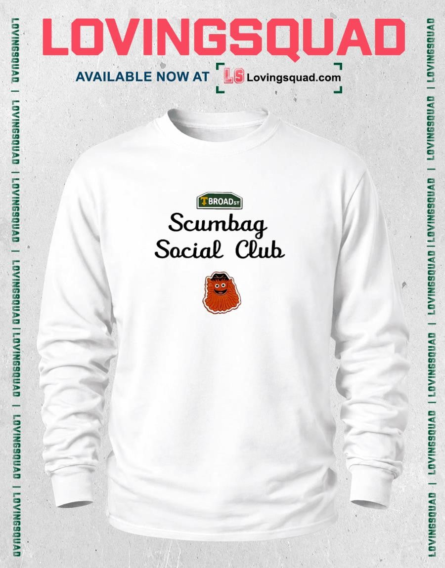 Broad Street Scumbag Social Club Flyer Shirt