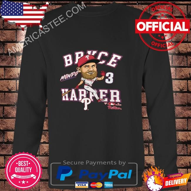 Bryce harper philadelphia phillies fanatics caricature shirt