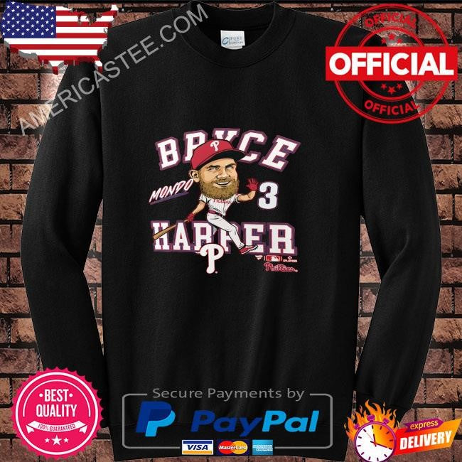 Bryce harper philadelphia phillies fanatics caricature shirt