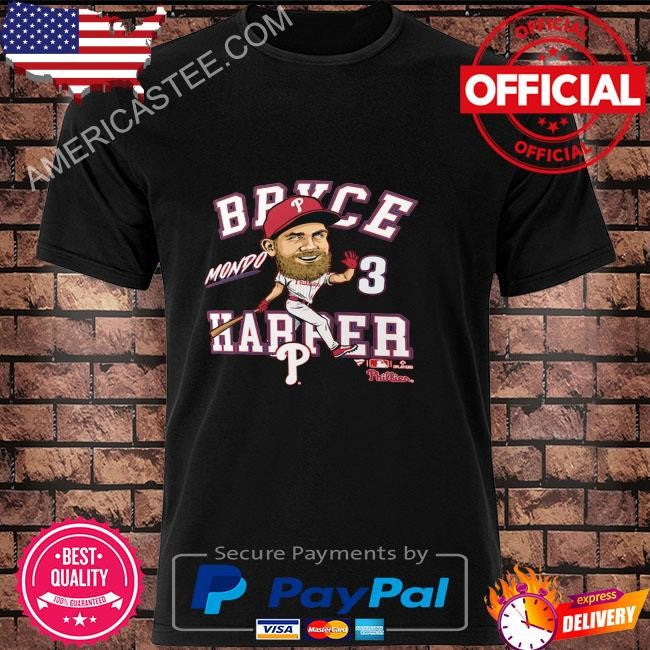 Bryce harper philadelphia phillies fanatics caricature shirt
