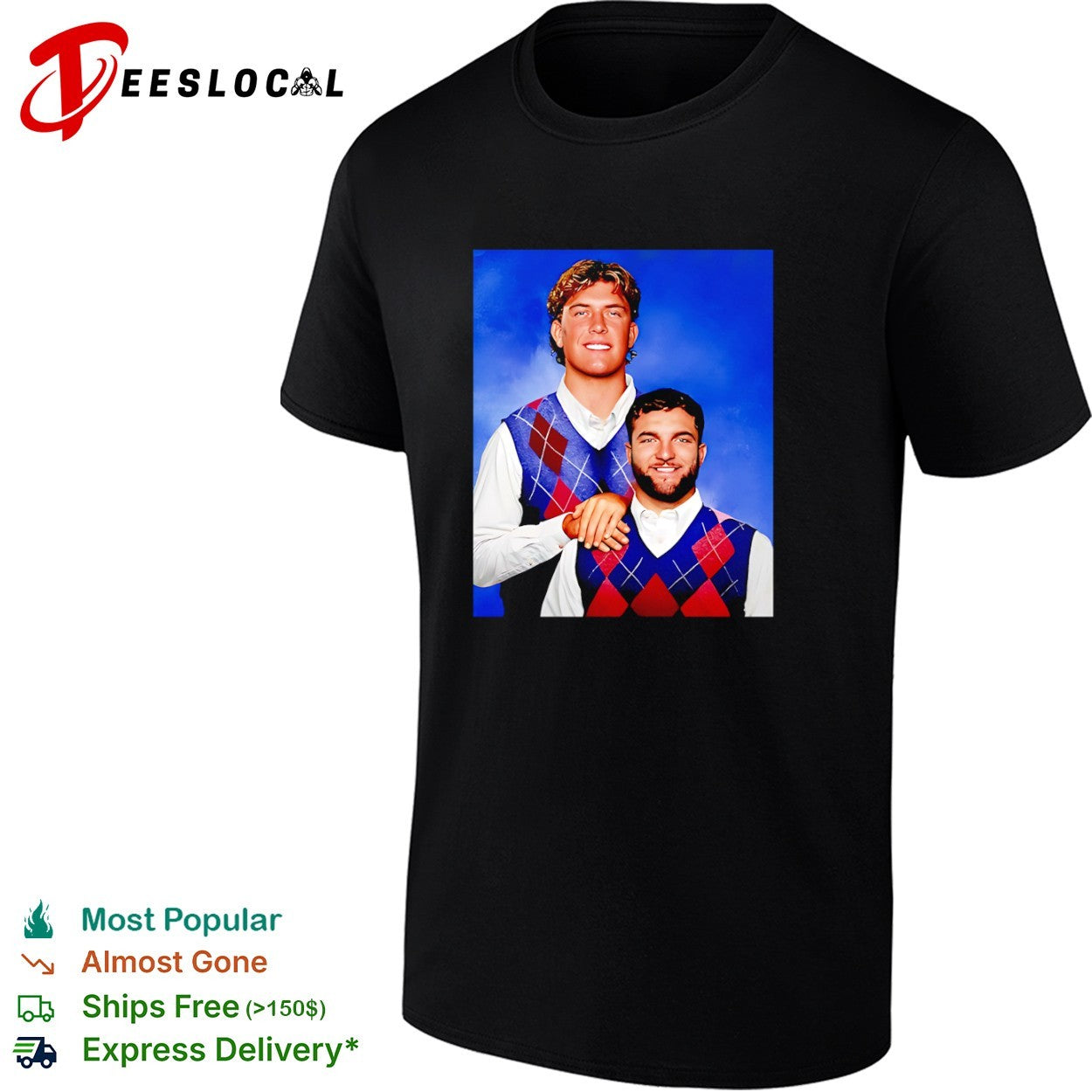 Cam Skattebo and Jaxson Dart Step Brothers shirt