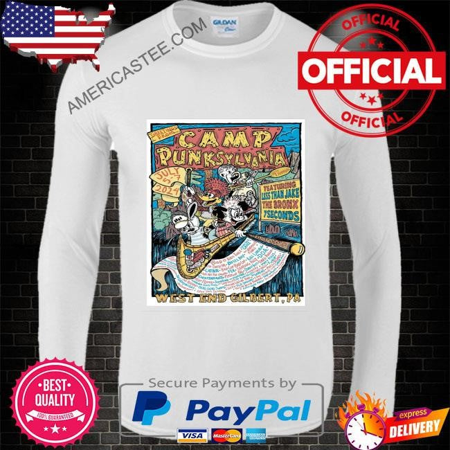 Camp punksylvania july 5-7 2024 west end in gilbert pa poster shirt